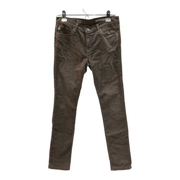 Adriano Goldschmied AG Premiere Skinny Straight Womens‎ 28R Brown Corduroy Pants - Picture 1 of 8
